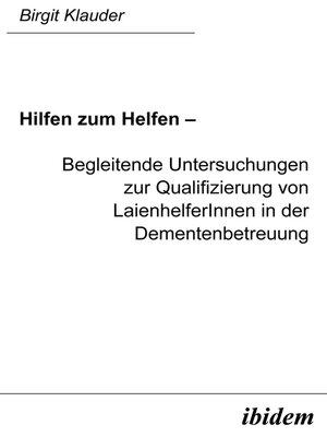 cover image of Hilfen zum Helfen